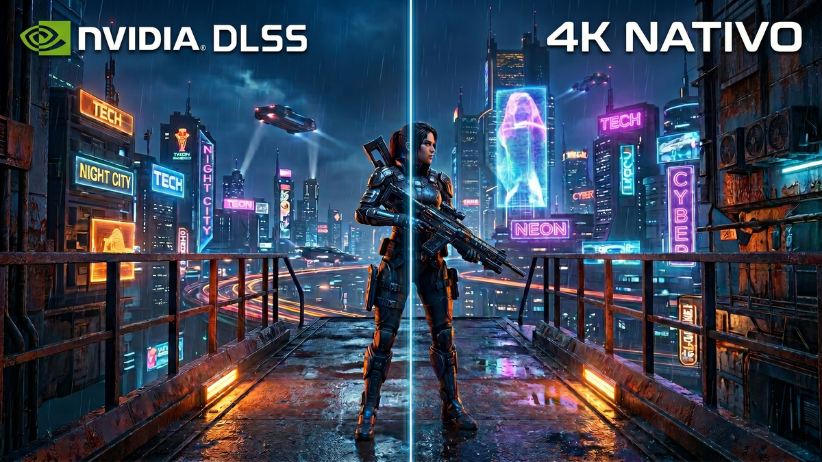 Fim do 4K nativo: como o DLSS 4.5 consegue ser "melhor que a realidade"?